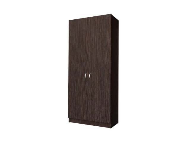 Двухстворчатый шкаф-гардероб для гостиницы 90х44х215 см - «Comfort Standart», Дуб Венге