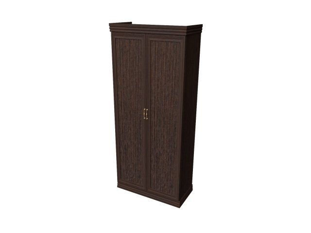 Универсальный шкаф-гардероб для гостиницы 100х46х207 см - «Comfort Deko», Дуб Венге