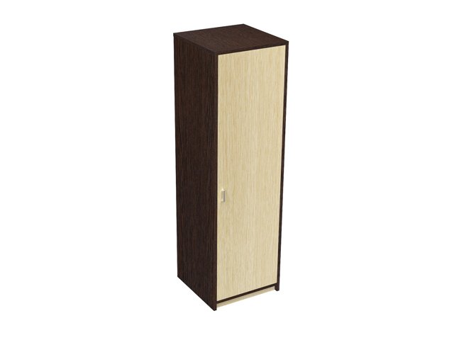 Шкаф-гардероб для гостиницы 60х60х199 см - «Comfort Next», Дуб комбинированный