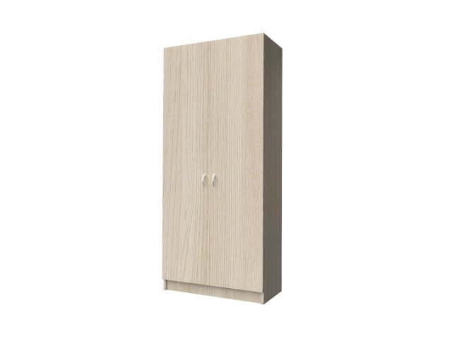 Универсальный шкаф-гардероб для гостиницы 90х44х215 см - «Comfort Standart», Ясень Шимо светлый