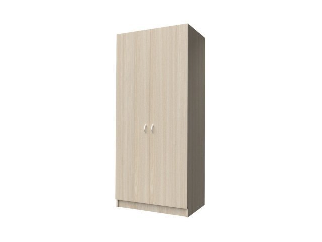 Универсальный шкаф-гардероб для гостиницы 90х60х215 см - «Comfort Standart», Ясень Шимо светлый