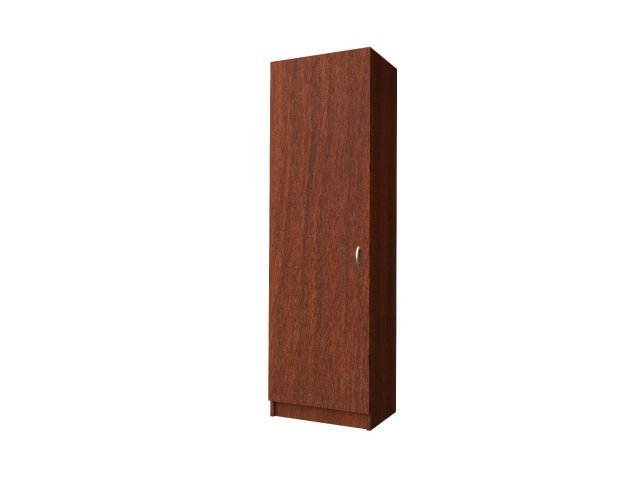 Универсальный шкаф-гардероб для гостиницы 60х44х215 см - «Comfort Standart», Орех