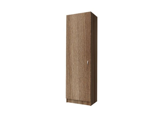 Универсальный шкаф-гардероб для гостиницы 60х44х215 см - «Comfort Standart», Ясень Шимо тёмный