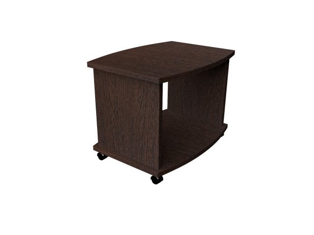 Журнальный стол с полкой для гостиницы 70х55х45 см - «Comfort Standart», Дуб Венге