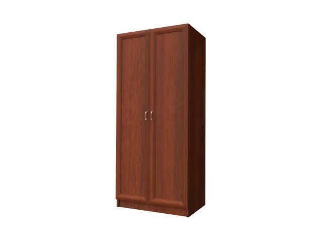 Двухстворчатый шкаф-гардероб для гостиницы 90х60х215 см - «Comfort Style», Орех