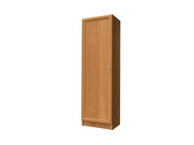 Одностворчатый шкаф-гардероб для гостиницы 60х44х215 см - «Comfort Style», Вишня Оксфорд
