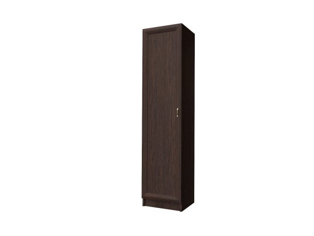 Одностворчатый шкаф с полками для гостиницы 45х44х215 см - «Comfort Style», Дуб Венге