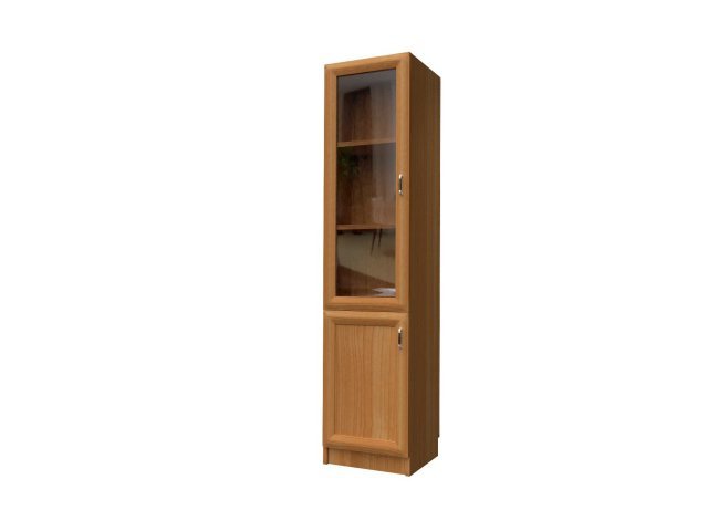 Комбинированный шкаф для гостиницы 45х44х215 см - «Comfort Style», Вишня Оксфорд