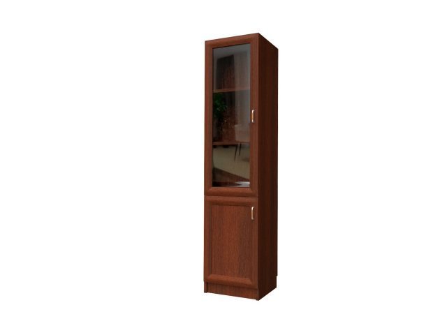 Комбинированный шкаф для гостиницы 45х44х215 см - «Comfort Style», Орех