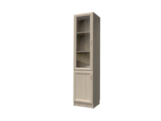 Комбинированный шкаф для гостиницы 45х44х215 см - «Comfort Style», Ясень Шимо светлый