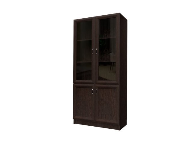 Комбинированный шкаф для гостиницы 90х44х215 см - «Comfort Style», Дуб Венге