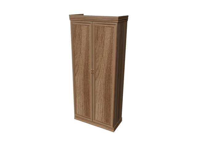 Универсальный шкаф-гардероб для гостиницы 100х46х207 см - «Comfort Deko», Ясень Шимо тёмный