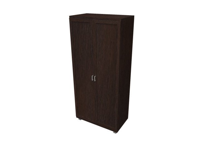 Универсальный шкаф-гардероб для гостиницы 96х46х200 см - «Comfort Quadro», Дуб Венге