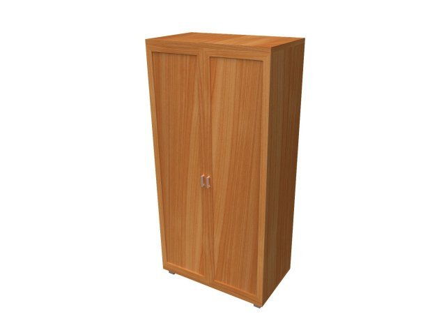 Универсальный шкаф-гардероб для гостиницы 96х60х200 см - «Comfort Quadro», Вишня Оксфорд