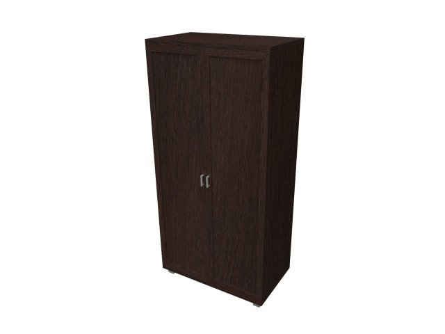 Универсальный шкаф-гардероб для гостиницы 96х60х200 см - «Comfort Quadro», Дуб Венге