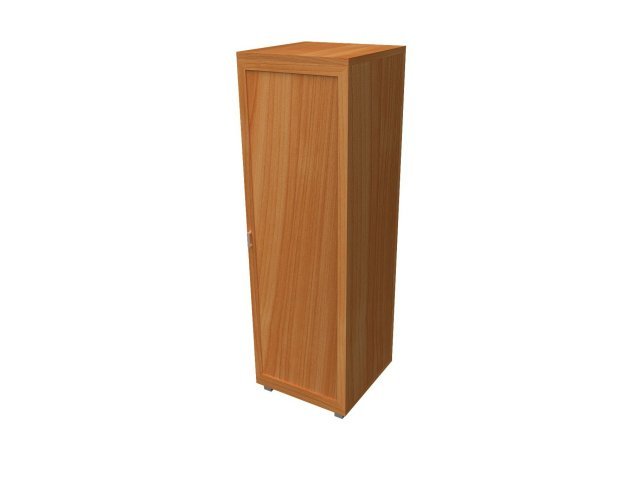 Одностворчатый шкаф-гардероб для гостиницы 66х60х200 см - «Comfort Quadro», Вишня Оксфорд
