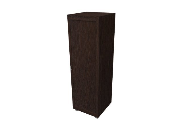 Одностворчатый шкаф-гардероб для гостиницы 66х60х200 см - «Comfort Quadro», Дуб Венге
