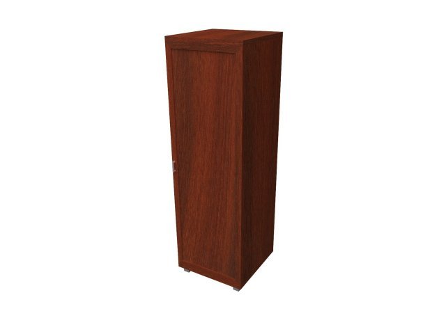 Одностворчатый шкаф-гардероб для гостиницы 66х60х200 см - «Comfort Quadro», Орех