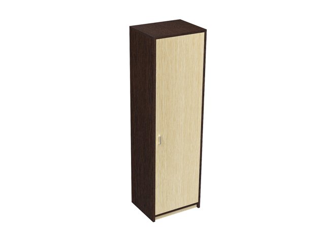 Шкаф-гардероб для гостиницы 60х45х199 см - «Comfort Next», Дуб комбинированный