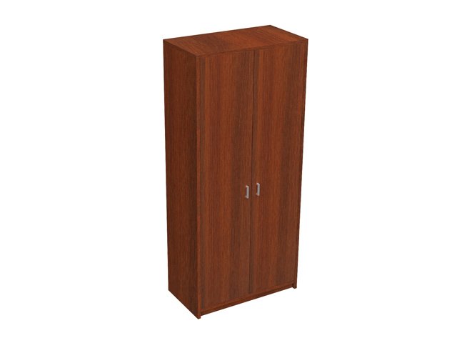 Двухсекционный шкаф для гостиницы 90х45х199 см - «Comfort Next», Орех