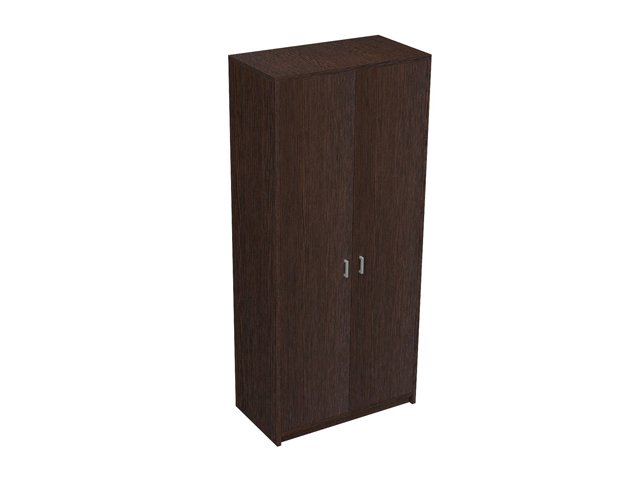 Двухсекционный шкаф для гостиницы 90х45х199 см - «Comfort Next», Дуб Венге