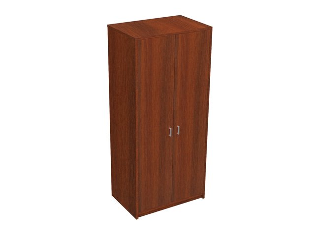 Двухсекционный шкаф для гостиницы 90х60х199 см - «Comfort Next», Орех