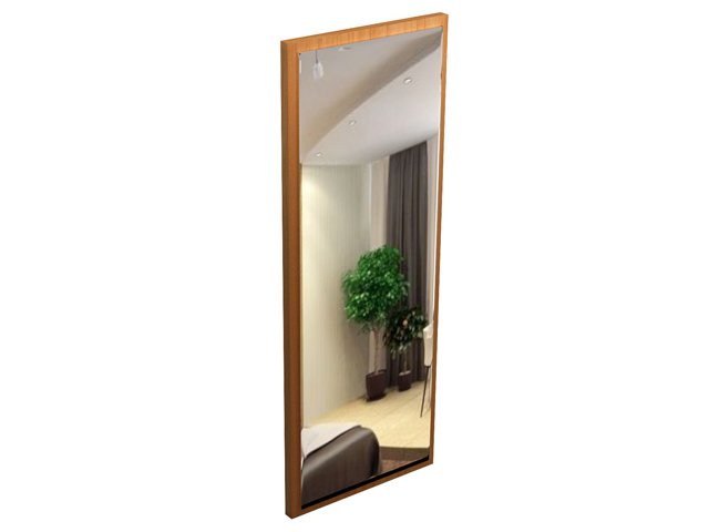 Зеркало для гостиницы 50х3х132 см - «Comfort Next», Вишня Оксфорд