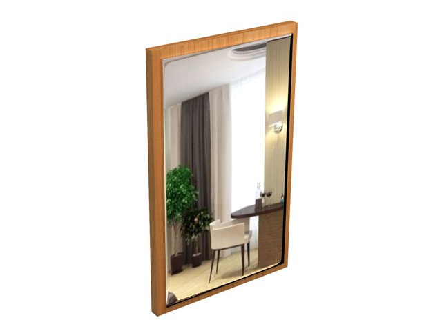 Зеркало для гостиницы 50х3х80 см - «Comfort Next», Вишня Оксфорд
