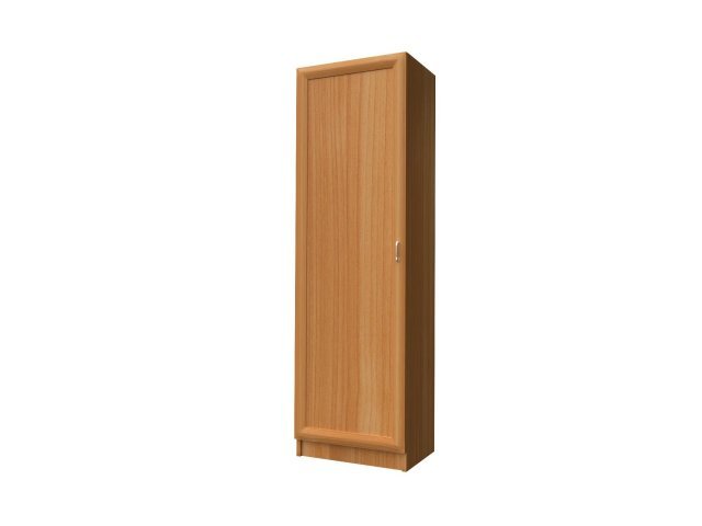 Одностворчатый шкаф-гардероб для гостиницы 60х44х215 см - «Comfort Style», Вишня Оксфорд