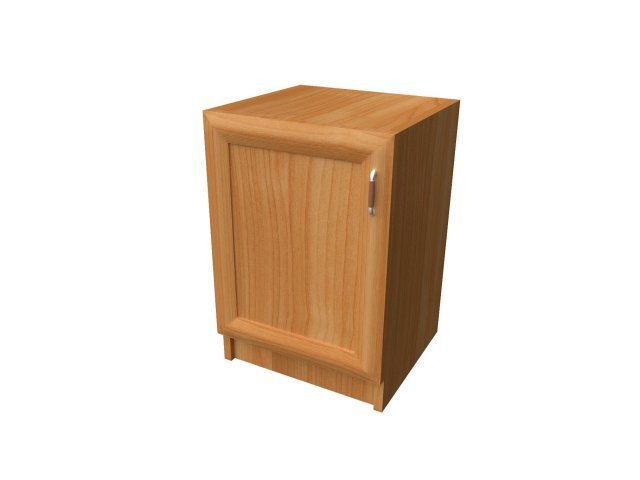 Тумба однодверная с внутренней полкой для гостиницы 45х44х73 см - «Comfort Style», Вишня Оксфорд