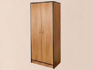 Двухстворчатый шкаф для одежды (комбинированный)