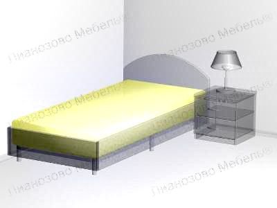 Односпальный матрас для гостиницы 90х200x17 см - «Comfort Standart»