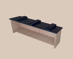 Стол для чистки обуви для армии  - 120x30x39 см