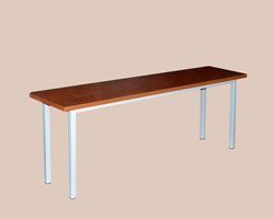 Скамья общего назначения (сварной каркас) для общежития 120х30х45 см - «Comfort Econom»