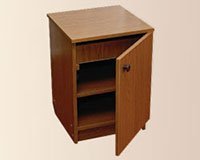 Прикроватная тумба с ящиком и полкой внутри для общежития 40х40х60 см - «Comfort Econom»