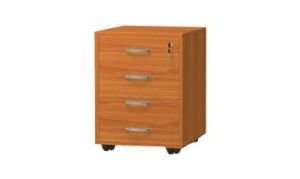 Подкатная тумба (4 ящика) для офиса 44х45х58 см - «Visa Favorit»