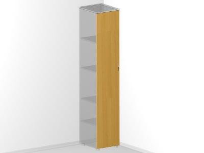 Высокая дверь для офисного шкафа - 40х1,6х201 см - «Visa Style»