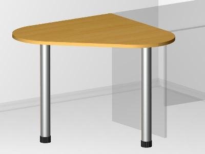 Удлинитель стола для офиса - 90х90х2,5 см - «Visa Style»