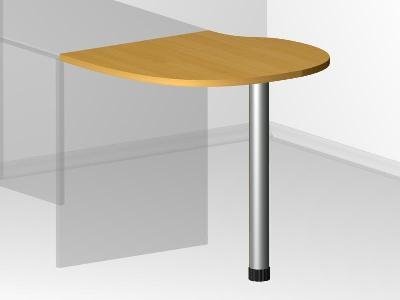 Удлинитель стола для офиса - 70х80х2,5 см - «Visa Style»