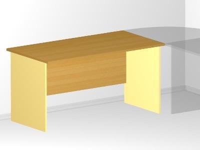 Рабочий стол для офиса - 140х70х72 см - «Visa Style»