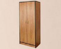 Двухстворчатый шкаф для одежды (комбинированный) для общежития 75х37х200 см - «Comfort Econom»