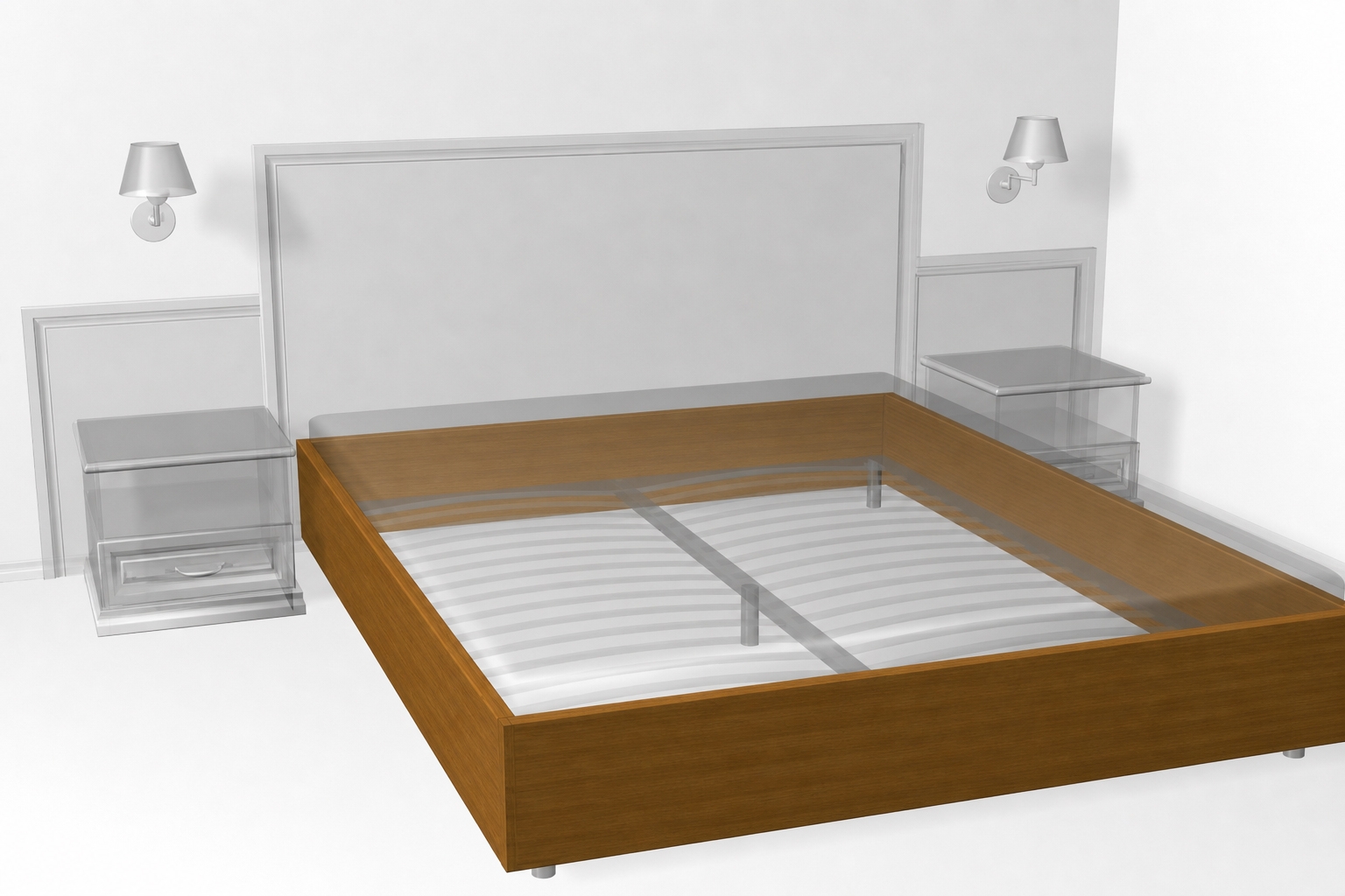 Схема размещения: 6006 Кровать Comfort Deco